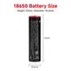Аккумулятор 18650 Li-Ion Soshine 18650USB-3.7-3500, USB-C, 3500mAh, 5A, 4.2/3.7/2.8V - изображение 5