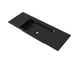 Раковина, умывальник врезной Luxor Forte Low 120 Black - изображение 7