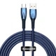 Кабель Baseus Glimmer Series Fast Charging Data Cable USB to Type-C 100W 20V 5A 2м (CADH000503) Blue - изображение 1