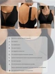 Бесшовный бюстгальтер 5XL (100F, 105C, 105D, 105E) Free Bra с глубоким сеточкой декольте Анатомический эластичный лиф широкие бретели без косточек Черный 583357672 - изображение 2