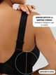Бесшовный бюстгальтер 5XL (100F, 105C, 105D, 105E) Free Bra с глубоким сеточкой декольте Анатомический эластичный лиф широкие бретели без косточек Черный 583357672 - изображение 6
