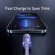 Кабель Baseus Crystal Shine Series USB to Lightning 2.4A 1.2м (CAJY000005) Purple - зображення 14