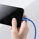 Кабель Baseus Crystal Shine Series USB to Lightning 2.4A 2м (CAJY000103) Blue - зображення 6