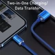 Кабель Baseus Crystal Shine Series USB to Lightning 2.4A 1.2м (CAJY000003) Blue - зображення 15
