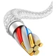 Кабель Baseus Dynamic Series Fast Charging USB to Lightning 2.4A 1м (CALD000402) White - изображение 5