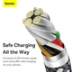 Кабель Baseus Dynamic Series Fast Charging Data Cable USB to Type-C 100W 20V 5A 1м (CALD000616) Slate Grey - зображення 13