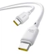 Кабель Baseus Silky Series Fast Charging Data Cable Type-C to Type-C 100W 20V 5A 2м (P10377704213-01) White - зображення 2
