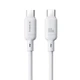 Кабель Baseus Silky Series Fast Charging Data Cable Type-C to Type-C 100W 20V 5A 2м (P10377704213-01) White - зображення 3