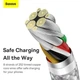 Кабель Baseus Dynamic Series Fast Charging Data Cable USB to Type-C 100W 20V 5A 2м (CALD000702) White - зображення 12
