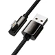 Кабель Baseus Legend Series Fast Charging Elbow Cable USB to Lightning 2.4A 1м (CALCS-01) Black - зображення 4