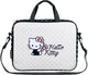 Школьная текстильная сумка Kite Hello Kitty на молнии A4 1 отделение Серая (HK26-589-2) - изображение 3