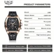 Мужские наручные часы LIGE LG89194 Rose - изображение 2