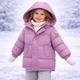 Куртка детская однотонная с капюшоном Basic Kids 110см Фиолетовый (12668) - изображение 3
