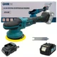 Акумуляторна ексцентрикова полірувальна машина PROFI-TEC DPO1515BL/PPO1515BL зі стабілізатором обертів Professional (20 В, безщітковий двигун, диск 150 мм, хід 15 мм) 1×PT2040MP (4.0 Аг), ЗП BC20V, коробка - изображение 1