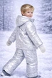 Куртка детская со штанами с тиснением Basic Kids Серебряный 140см 12740 - изображение 4
