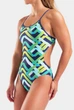 Купальник жіночий Arena TEXTURE SWIMSUIT TIE BACK 010730-750 34 Multi navy - зображення 5