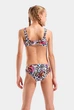 Купальник для дівчаток Arena WATER PRINT BIKINI BRALETTE 011031-150 12 152 см Білий - зображення 4