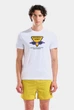 Чоловіча футболка Arena GOGGLES PRINT T-SHIRT 011166-100 XL Білий - изображение 3
