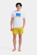 Чоловіча футболка Arena WATER PRINT T-SHIRT 011001-100 M Білий - изображение 2