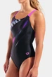 Купальник жіночий Arena PLACEMENT SWIMSUIT SWIM PRO BA 010768-590 36 Чорний - изображение 3