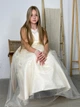 Нарядное платье для девочки пышное фатиновое рост 170 см, 13-15 лет, шампань, Диана - изображение 9
