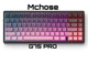 Клавіатура Бездротова MCHOSE G75 PRO Blackpink Gradient Ігрова Механічна. 2.4G/Bluetooth/Кабель. Hot-Swap. Батарея 8000mAh. RGB Підсвічування. Tofu Switch - зображення 1