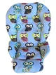 Чехол на стульчик для кормления Сhicco Polly 2in1, плащевка Совы на голубом DavLu (2in1000021) - изображение 1