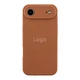 Чохол Silicone Case Full Size with Frame для iPhone 17 Air 93.New Brown - изображение 1