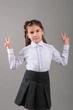 Блуза для дівчинки Велма модель 080 білий 122 см (0801-02010112) - зображення 6