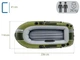 Надувная двухместная лодка Intex 66332 Seahawk 2 с веслами и насосом 68347 - изображение 2