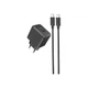 Зарядное устройство HOCO CS13A Ocean USB-C PD20W + cable USB-C to USB-C Black (6942007603843) - изображение 2