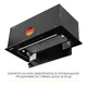 Вытяжка полновстраиваемая WEILOR LUMINA WBG 68 BLACK - изображение 8