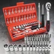 Компактный набор инструментов 46 предметов HANSON Tool Set из хромированной стали в ударопрочном кейсе - изображение 1