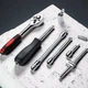 Компактный набор инструментов 46 предметов HANSON Tool Set из хромированной стали в ударопрочном кейсе - изображение 4