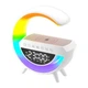 RGB ночник с беспроводной зарядкой 15W | Bluetooth колонка | часы | лампа для сна | 13 режимов подсветки - изображение 2