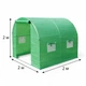 Садовая теплица Helper HP 1071 2x2x2 м 4 м² квадратный парник для дачи и огорода теплица для выращивания овощей зелени и рассады пленочная теплица с прочным каркасом для садового участка - изображение 15