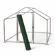 Пташиний вольєр курник для курей качок гусей індичок 140x120x120 см Helper HP - 1083 сітчастий захист від хижаків садовий домашній вольєр для птиці безпечний комфортний парник для птахів компактний стійкий - зображення 7