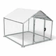 Пташиний вольєр курник для курей качок гусей індичок 140x120x120 см Helper HP - 1083 сітчастий захист від хижаків садовий домашній вольєр для птиці безпечний комфортний парник для птахів компактний стійкий - зображення 10