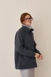 Жіноче коротке пальто із застібкою на ґудзики та кишенями Artmon 44-46 Графітовий (art-1897model7212) - зображення 6