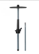 Кальян Tiaga Hookah IRIS Gray 60см из нержавеющей стали с диффузором на одну трубку под уплотнитель - изображение 3