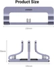 Подставка для ноутбука UGREEN Vertical Laptop Stand LP258 Dual slots - изображение 3