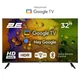 Телевізор 32" 2E LED HD 60Hz Smart Google TV Black (643397) - зображення 2
