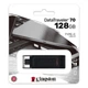 Накопичувач Kingston 128GB USB 3.2 Type-C Gen 1 DT70 (643166) - зображення 4