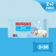 Дитячі вологі серветки Huggies Ultra Comfort Pure 56 х 3 шт (5029053550091) - зображення 6