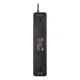 Подовжувач мережевий 2E 3м, 6xТипF, 16A, 2xUSB-A, 1x USB-C фільтр, чорний (649503) - изображение 4