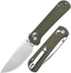 Нож раскладной CJRB Pyrite J1960-GN Nitro-V button lock Зеленый G10 EDC (27980498) - изображение 5