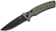 Ніж Boker Plus Large Strike Grivory Green 06EX901 D2 black stonewash push button автоматичний - зображення 1