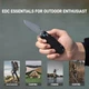 Нож раскладной CJRB Large Feldspar J1954-BK AR-RPM9 флипер Черный G10 EDC (27980478) - изображение 6