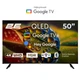 Телевізор 50" 2E QLED 4K 60Hz Smart Google TV Black (643404) - зображення 2