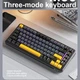 Беспроводная механическая клавиатура ATTACK SHARK M86 RGB Tri-mode (Black) - изображение 2